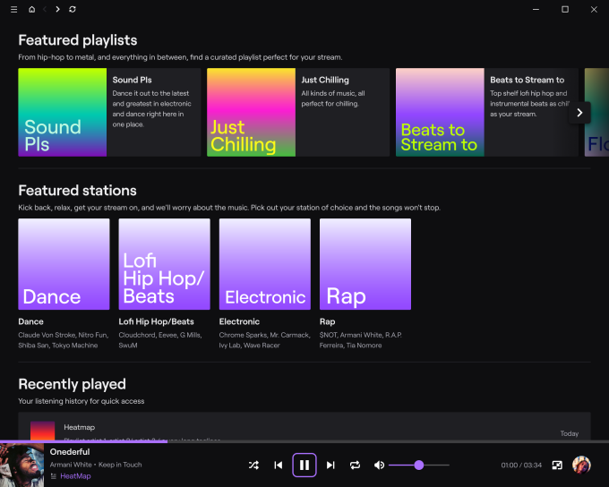 Soundtrack playlists - Twitch