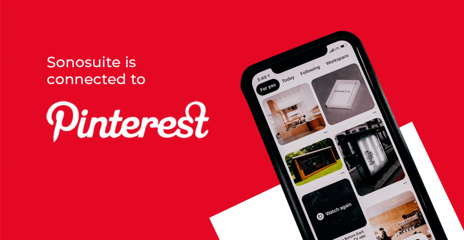 SonoSuite is connected to Pinterest